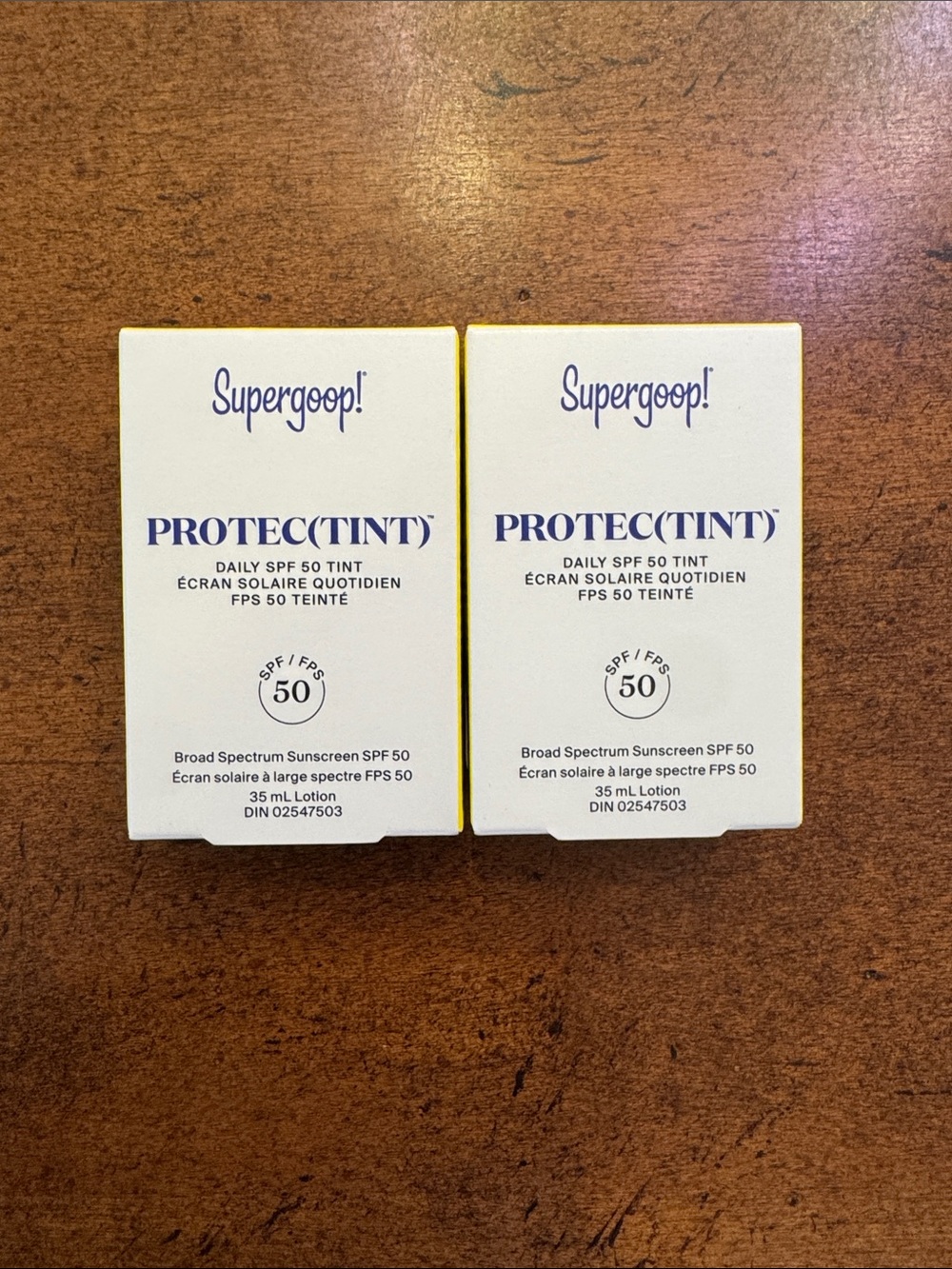 Supergoop! Protect(tint) Color 52N Daily SPF 50 Tint. Set of 2. Exp 10/2026